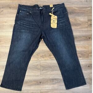 NWT Fly Paper Dark Blue Wash Denim Jeans Men’s Size 46X30